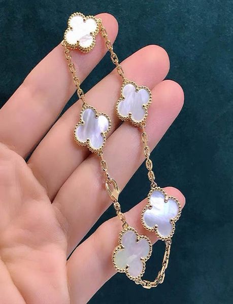 5 colors fashion classic 4four leaf clover charm bracelets bangle chain 18k gold agate shell motherofpearl for womengirls wedd6001541, Golden;silver
5 colors fashion classic 4four leaf clover charm bracelets bangle chain 18k gold agate shell motherofpearl for womengirls wedd6001541, Golden;silver