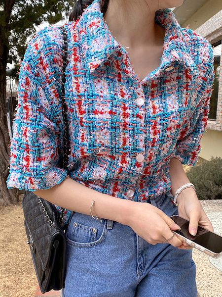 women's wool blends qoerlin elegant tweed jacket coat women spring short sleeve single-breasted open stitch short coat girls fashion hi, Black
women's wool blends qoerlin elegant tweed jacket coat women spring short sleeve single-breasted open stitch short coat girls fashion hi, Black