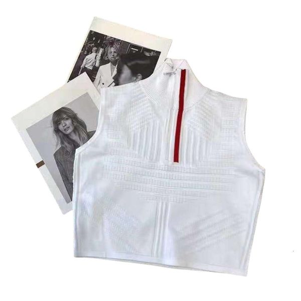 designer women sweater wool knits tees zipper neck adjust with letter striped necks lady slim sweaters sleeveless shirts spring autumn style, White
designer women sweater wool knits tees zipper neck adjust with letter striped necks lady slim sweaters sleeveless shirts spring autumn style, White