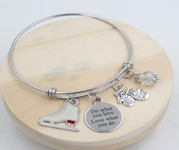 wholesale new arrival stainless steel bangle bracelet winter gloves ice skate charm bracelet for women jewelry skaters gift7998743, Golden;silver
wholesale new arrival stainless steel bangle bracelet winter gloves ice skate charm bracelet for women jewelry skaters gift7998743, Golden;silver
