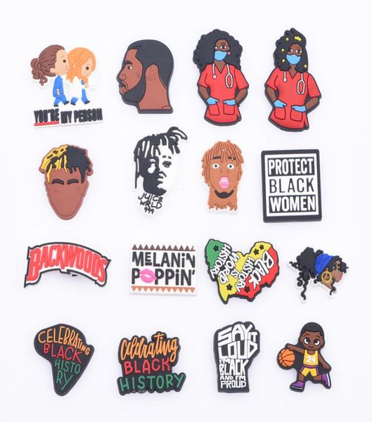 black lives matter/nurse/africa/unite pvc designer shoe charms for pvc bracelets and sandals wholesales r price7015798, White;pink
black lives matter/nurse/africa/unite pvc designer shoe charms for pvc bracelets and sandals wholesales r price7015798, White;pink