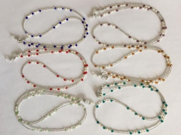 6 pieceslot assorted colored fresh water pearl and glass beaded eyeglass necklace chain retainer holder4303752
6 pieceslot assorted colored fresh water pearl and glass beaded eyeglass necklace chain retainer holder4303752
