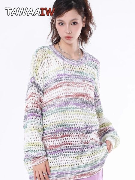 womens sweaters tawaaiw streetwear hollow out knitted long sleeve korean fashion pullover sweater women loose ladies jumpers autumn 230905, White;black
womens sweaters tawaaiw streetwear hollow out knitted long sleeve korean fashion pullover sweater women loose ladies jumpers autumn 230905, White;black