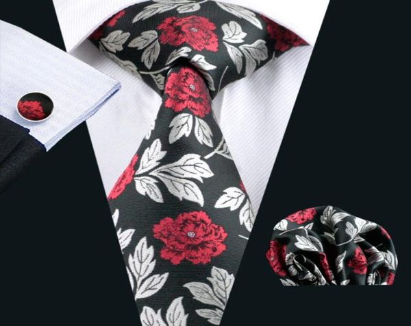 red black floral pattern necktie set hankerchief cufflinks set jacquard woven mens tie set business work formal meeting leisure n4222488, Black;blue
red black floral pattern necktie set hankerchief cufflinks set jacquard woven mens tie set business work formal meeting leisure n4222488, Black;blue