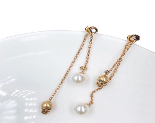 designers charm earring women fashion pearls stud double skulls punk style earrings womens stylish studs jewelry2253391, Golden
designers charm earring women fashion pearls stud double skulls punk style earrings womens stylish studs jewelry2253391, Golden