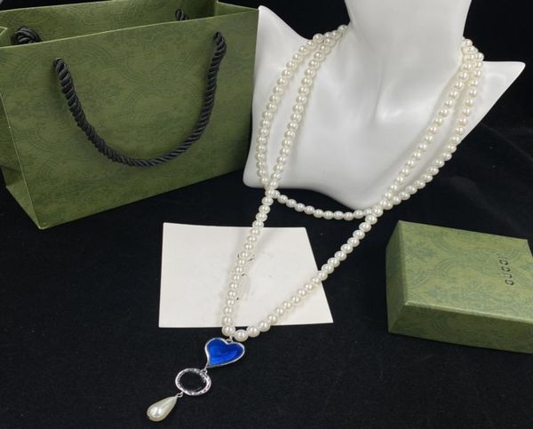fashion pearl necklace lover chain for women gem love letter pendant designer1159469, Silver
fashion pearl necklace lover chain for women gem love letter pendant designer1159469, Silver