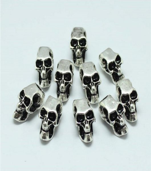 100pcslot evil skull heads skeleton zinc alloy big hole charm beads fit european chain bracelet paracord accessorie4503386, Black
100pcslot evil skull heads skeleton zinc alloy big hole charm beads fit european chain bracelet paracord accessorie4503386, Black