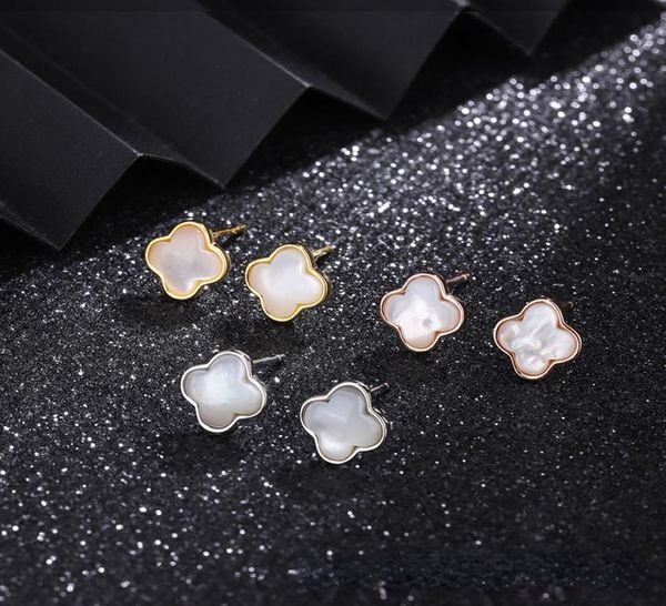 s925 sterling silver clover designer stud earrings for women girls luxury shell fashion sweet flower simple ear rings earring jewe1974145, Golden;silver
s925 sterling silver clover designer stud earrings for women girls luxury shell fashion sweet flower simple ear rings earring jewe1974145, Golden;silver