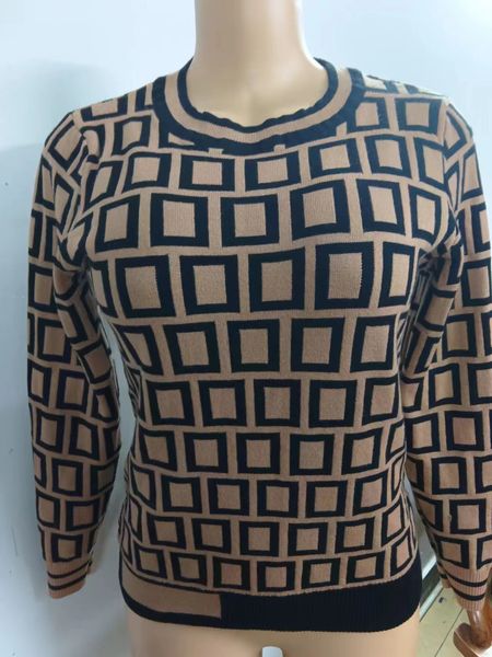 autumn womens sweaters designer pullover round neck striped letter high end jacquard cardigan knitting sweaters quality coats s l xl, White;black
autumn womens sweaters designer pullover round neck striped letter high end jacquard cardigan knitting sweaters quality coats s l xl, White;black