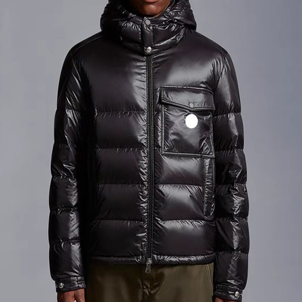 chest pocket badge mens down jacket winter fashion hooded puffer jacket detachable hat down jacket man warm coat size 1--5, Black
chest pocket badge mens down jacket winter fashion hooded puffer jacket detachable hat down jacket man warm coat size 1--5, Black