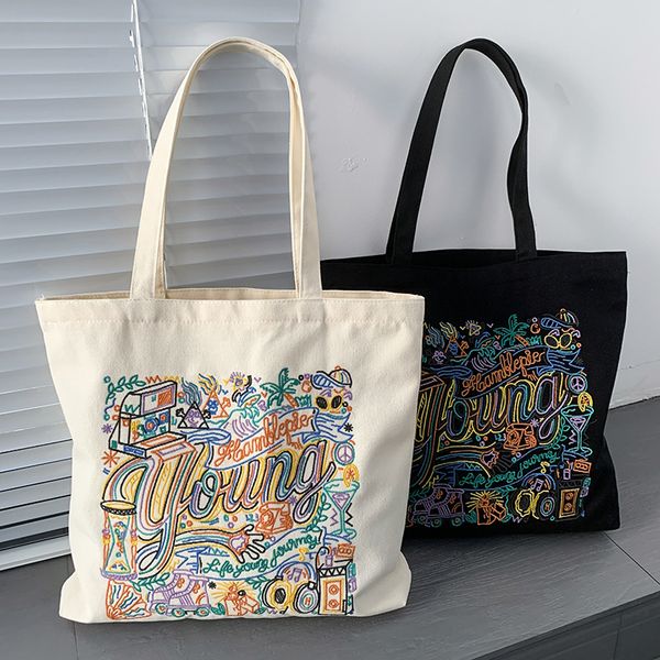 dhl50pcs shopping bags embroidery canvas large capacity zipper cross handbag mix color
dhl50pcs shopping bags embroidery canvas large capacity zipper cross handbag mix color