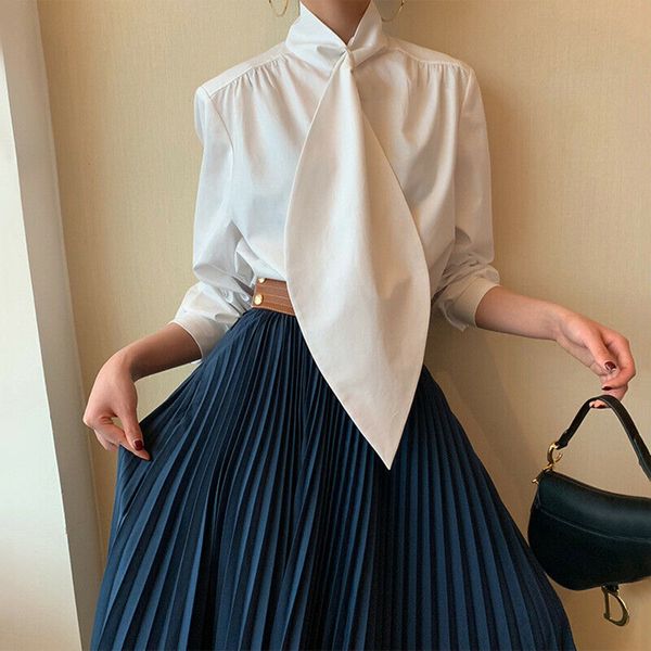 women's polos yeezzi spring summer female elegant white long sleeves oversize shirt blouse for women 230905
women's polos yeezzi spring summer female elegant white long sleeves oversize shirt blouse for women 230905