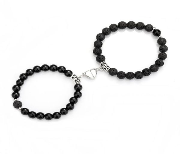 fashion 2pcs set natural stone couple beaded strands bracelets designed for lovers magnet attact each other women men frie2319701, Black
fashion 2pcs set natural stone couple beaded strands bracelets designed for lovers magnet attact each other women men frie2319701, Black