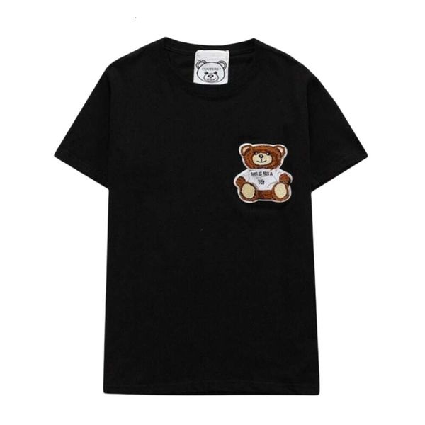 designers women t-shirt women's women's tees summer new t-shirt flocking three-dimensional cartoon bear letter embroidery loose s, White
designers women t-shirt women's women's tees summer new t-shirt flocking three-dimensional cartoon bear letter embroidery loose s, White