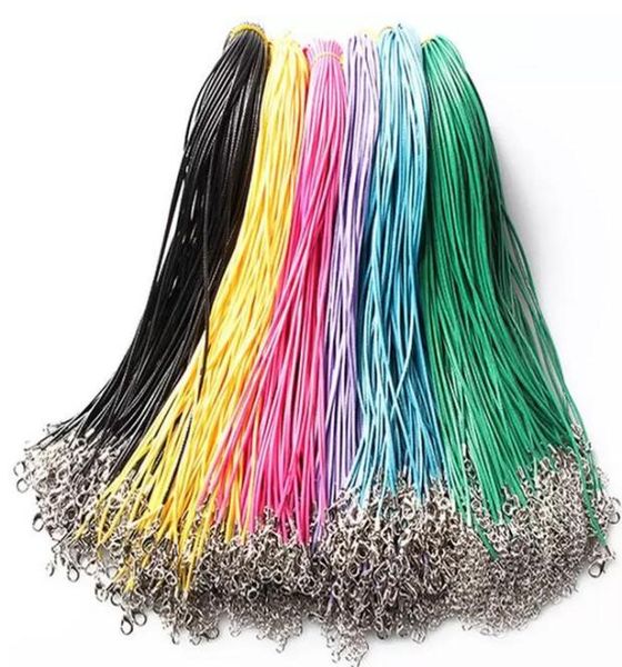 multicolor wax cord leather chains necklace beading cord string rope extender chain lobster clasp jewelry friend holiday bijoux fashion jewe, Silver
multicolor wax cord leather chains necklace beading cord string rope extender chain lobster clasp jewelry friend holiday bijoux fashion jewe, Silver