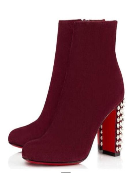 ack suede & leather lady boot women chunky heels winter fashion boot with box6079562, Black
ack suede & leather lady boot women chunky heels winter fashion boot with box6079562, Black