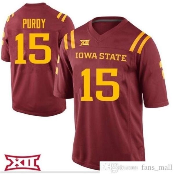 women iowa state cyclones #15 brock purdy ladies real embroidery college football jersey size s-2xl or custom any name or number jersey, Black
women iowa state cyclones #15 brock purdy ladies real embroidery college football jersey size s-2xl or custom any name or number jersey, Black