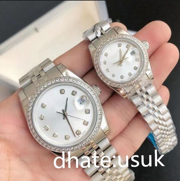 new watch classic silver automatic movement 28/36/41mm diamond dial bezel mens mechanics watches super luminous lovers women watch waterproo, Slivery;brown
new watch classic silver automatic movement 28/36/41mm diamond dial bezel mens mechanics watches super luminous lovers women watch waterproo, Slivery;brown