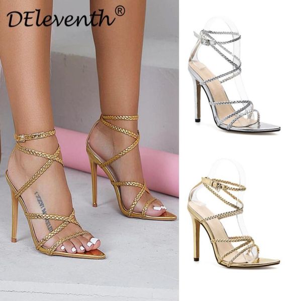 womans gold high heels shoes european and americanstyle crosswoven strap pointy sandals silver large size shoes8968072, Black
womans gold high heels shoes european and americanstyle crosswoven strap pointy sandals silver large size shoes8968072, Black