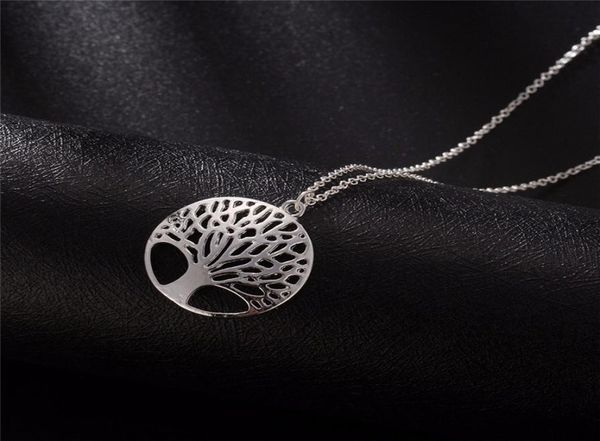 tree of life round small pendant necklace hollow silver color bijoux collier elegant women jewelry gifts1138282
tree of life round small pendant necklace hollow silver color bijoux collier elegant women jewelry gifts1138282