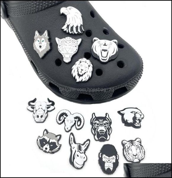 shoe parts accessories shoes pvc black white animal head charms charm jibitz buttons buckle soft rubber r2dgl2346292, White;pink
shoe parts accessories shoes pvc black white animal head charms charm jibitz buttons buckle soft rubber r2dgl2346292, White;pink