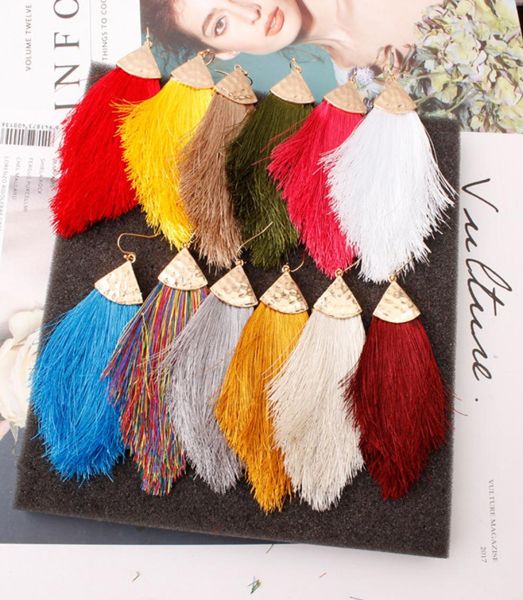 arrowhead triangle boho silk tassel dangle boutique statement earrings 2020 spring summer jewelry bohemian oversized tassel hook e1749328, Silver
arrowhead triangle boho silk tassel dangle boutique statement earrings 2020 spring summer jewelry bohemian oversized tassel hook e1749328, Silver