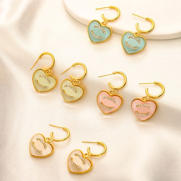 luxury women's earrings charm heart earring designer jewelry fashion love gold plated earrings popular couple accessories gift with box, Golden
luxury women's earrings charm heart earring designer jewelry fashion love gold plated earrings popular couple accessories gift with box, Golden