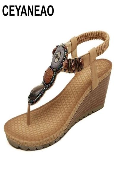 ceyaneao s wedge sandals women high heels summer shoes bohemian beaded platform sandals woman shoes sandalias plataforma 211416084, Black
ceyaneao s wedge sandals women high heels summer shoes bohemian beaded platform sandals woman shoes sandalias plataforma 211416084, Black