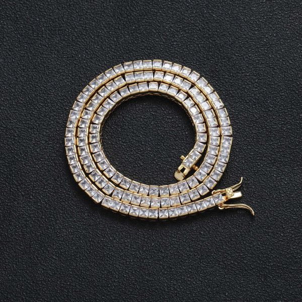 brand fashion woman 3*3mm diamond moissanite necklace tennis vvs ice crystal gold plated simple, Silver
brand fashion woman 3*3mm diamond moissanite necklace tennis vvs ice crystal gold plated simple, Silver