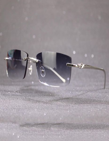 designer rimless sunglasses for men and women luxury glasses frame with panther decoration classic trendy eyewear male female2629648, White;black
designer rimless sunglasses for men and women luxury glasses frame with panther decoration classic trendy eyewear male female2629648, White;black
