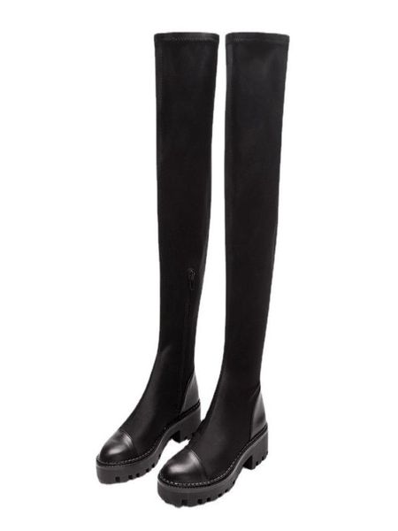 boots 2022 thicksoled overtheknee leather high women039s sliding elastic winter warm socks women botas de mujer7946837, Black
boots 2022 thicksoled overtheknee leather high women039s sliding elastic winter warm socks women botas de mujer7946837, Black