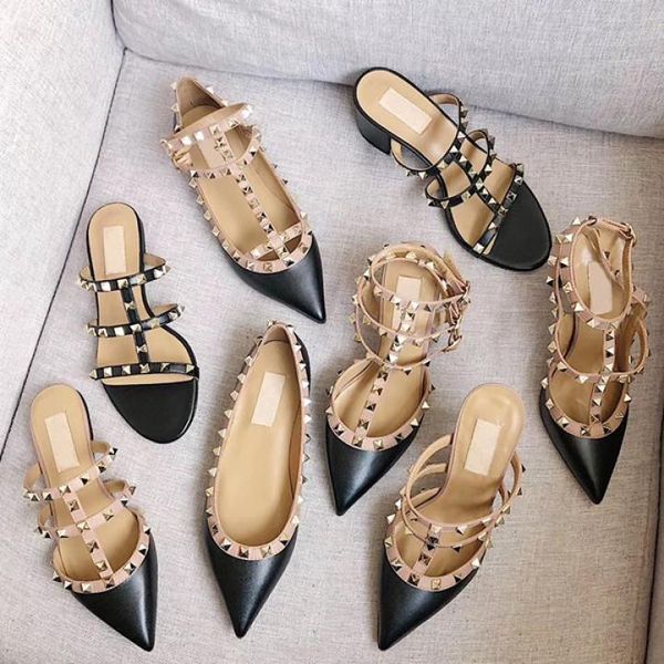 2019 women designer spikes sandals high heels rock caged ankle strap pump 2610 cm 100 genuine leather party shoes6639725, Black
2019 women designer spikes sandals high heels rock caged ankle strap pump 2610 cm 100 genuine leather party shoes6639725, Black