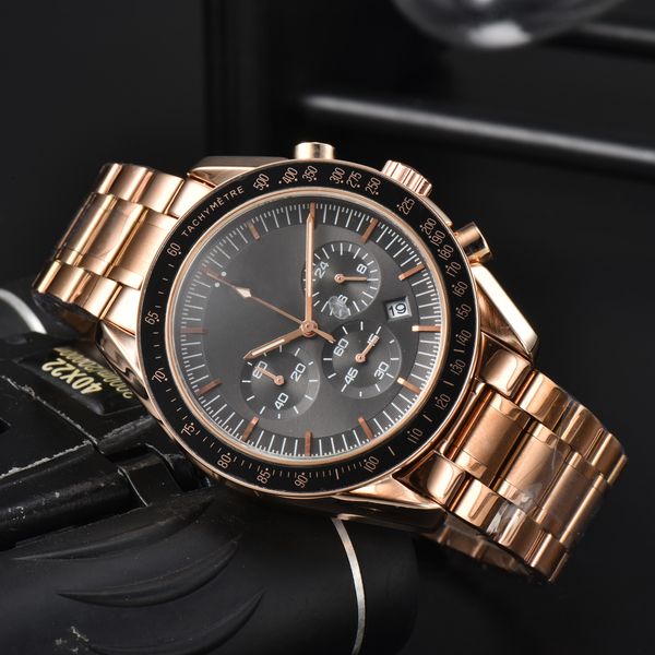 omegas 2023 new mens watch six needle three eyes quartz watch luxury brand chronograph clock watch stainless steel watch band men fashion wa, Slivery;golden
omegas 2023 new mens watch six needle three eyes quartz watch luxury brand chronograph clock watch stainless steel watch band men fashion wa, Slivery;golden