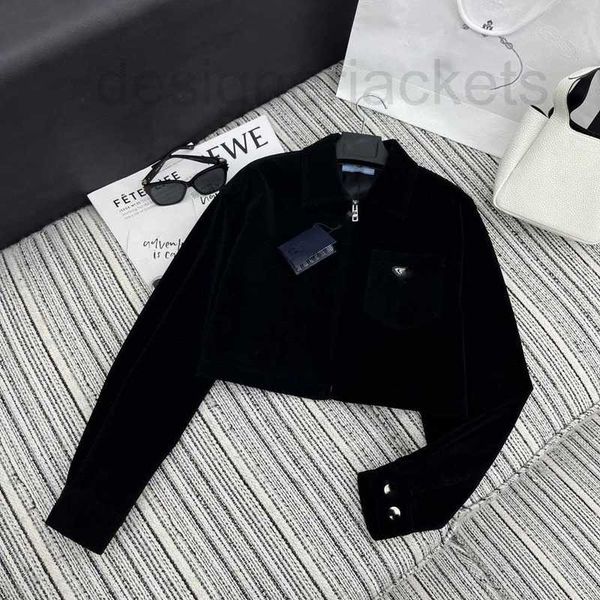 women's jackets designer early autumn new commuter style simple versatile reduced age velvet polo neck short jacket coat 3qs5, Black;brown
women's jackets designer early autumn new commuter style simple versatile reduced age velvet polo neck short jacket coat 3qs5, Black;brown