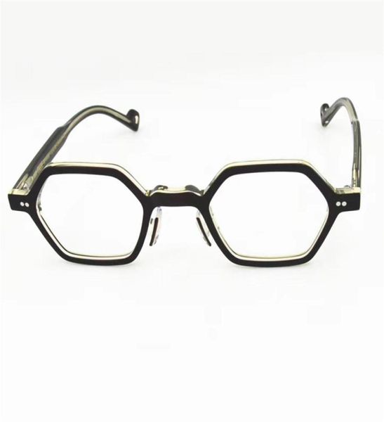 james tart 370 optical eyeglasses for retro style antiblue light lens plate hexagon full frame storage bag8157131, White;black
james tart 370 optical eyeglasses for retro style antiblue light lens plate hexagon full frame storage bag8157131, White;black
