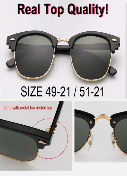 new retro brand designer club sunglasses uv400 51mm 49mm glass lens sun glasses for man women with original boxes packages everyt1272658, White;black
new retro brand designer club sunglasses uv400 51mm 49mm glass lens sun glasses for man women with original boxes packages everyt1272658, White;black