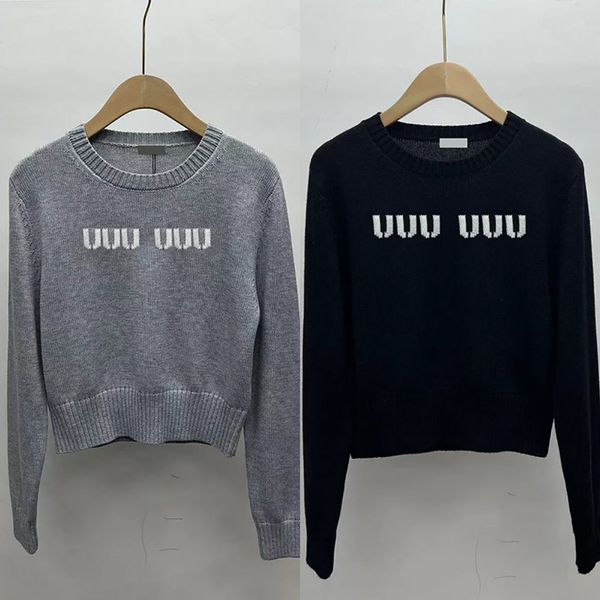 

Luxury Knitted Women T Shirt Long Sleeve Knitted Jumper Tops Autumn Spring Round Neck Knit Shirts, Blacck with label #0831