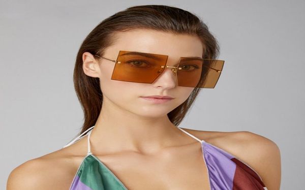 frameless metal sunglasses oversized women elegant sun glasses rimless 6 colors cool designer whole2167065, White;black
frameless metal sunglasses oversized women elegant sun glasses rimless 6 colors cool designer whole2167065, White;black