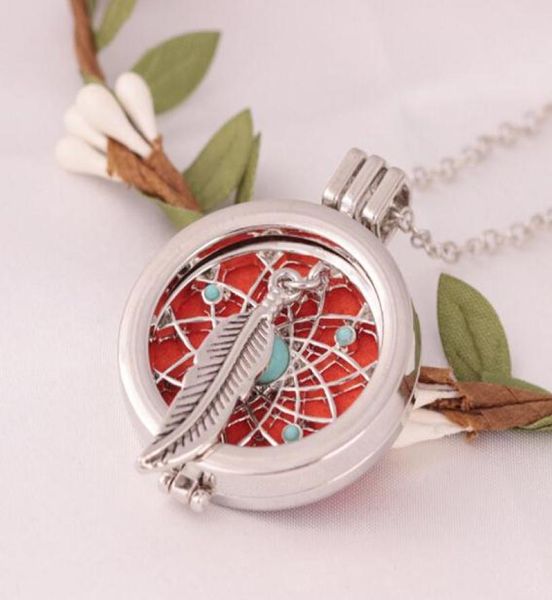 europe and the united states fashion ladies feather turquoise necklace aroma essential oil pendant necklace x6604517534, Silver
europe and the united states fashion ladies feather turquoise necklace aroma essential oil pendant necklace x6604517534, Silver