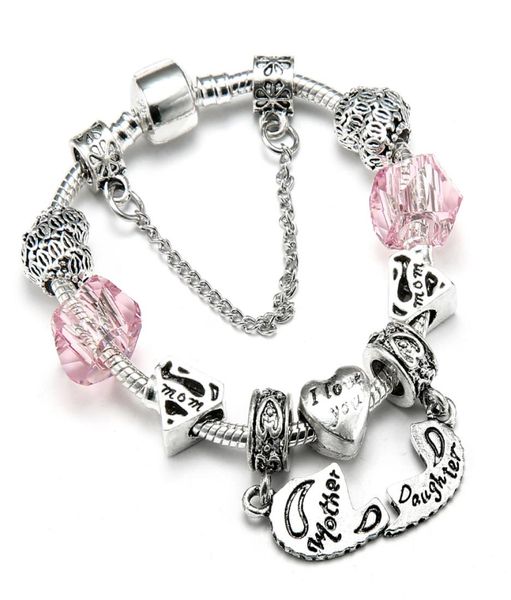 european fashion classic charm bracelet with morther&daughter beads bracelets mother's day gift1298912, Golden;silver
european fashion classic charm bracelet with morther&daughter beads bracelets mother's day gift1298912, Golden;silver