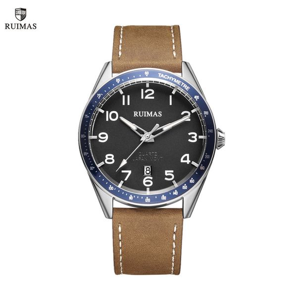 wristwatches ruimas fashion men watch military sport quartz wrist leather strap calendar waterproof luminous man clock reloj hombre 573 2309, Slivery;brown
wristwatches ruimas fashion men watch military sport quartz wrist leather strap calendar waterproof luminous man clock reloj hombre 573 2309, Slivery;brown