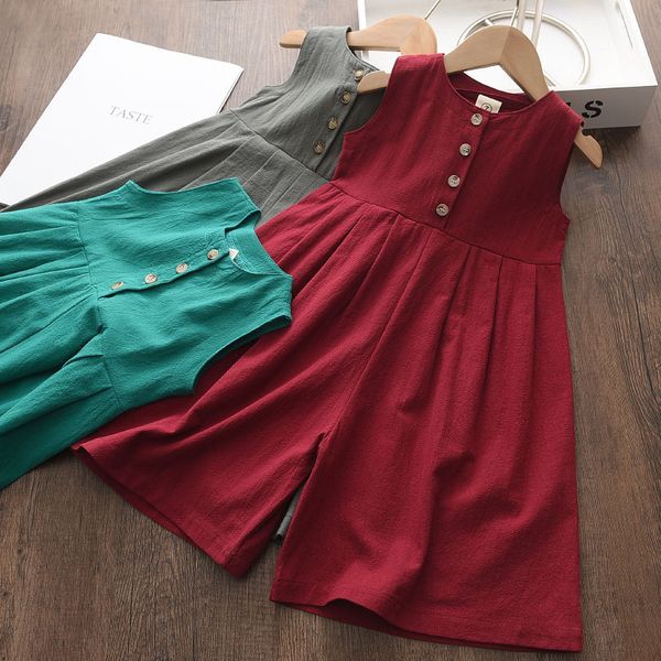 overalls 27 years kids baby girls clothes summer sleeveless loose cotton jumpsuits children outfit 230905, Blue
overalls 27 years kids baby girls clothes summer sleeveless loose cotton jumpsuits children outfit 230905, Blue