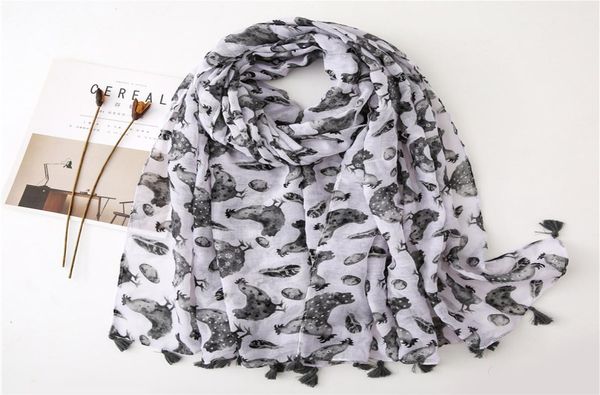 fashion chicken print tassel scarves wrap long animal print shawls hijab muffler 10pcslot 5849668, Blue;gray
fashion chicken print tassel scarves wrap long animal print shawls hijab muffler 10pcslot 5849668, Blue;gray