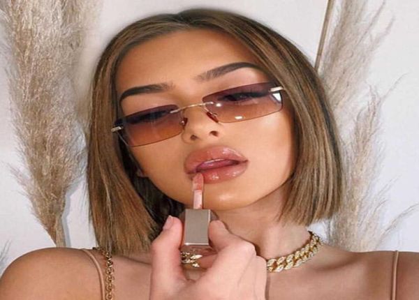 sunglasses luxury brand small rec 2020 grey pink shades for women 90s vintage rimless square sunglasses uv4007642744, White;black
sunglasses luxury brand small rec 2020 grey pink shades for women 90s vintage rimless square sunglasses uv4007642744, White;black