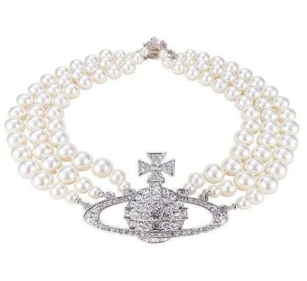 necklaces pendant empress dowager three layers of pearls full of diamonds saturn necklace shining bride wedding9909514, Silver
necklaces pendant empress dowager three layers of pearls full of diamonds saturn necklace shining bride wedding9909514, Silver