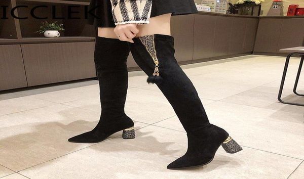 2020 autumn winter elastic flock slim fit over the knee boots women med heel ladies high heel thigh high botas shoes4897247, Black
2020 autumn winter elastic flock slim fit over the knee boots women med heel ladies high heel thigh high botas shoes4897247, Black