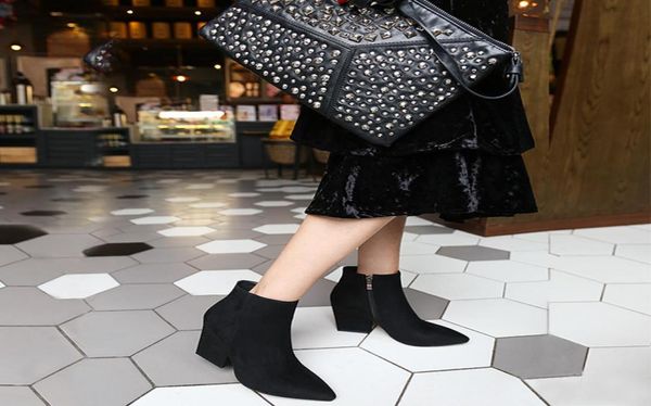 bonjomarisa 2019 winter solid ol mature black ankle boots women zip closure pointed toe high heels shoes woman large size8599471
bonjomarisa 2019 winter solid ol mature black ankle boots women zip closure pointed toe high heels shoes woman large size8599471