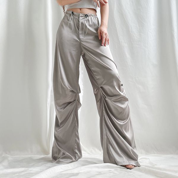 womens pants capris satin wide leg baggy drawstring jogging sweatpants summer fashion low rise trouser elegant streetwear 230905, Black;white
womens pants capris satin wide leg baggy drawstring jogging sweatpants summer fashion low rise trouser elegant streetwear 230905, Black;white