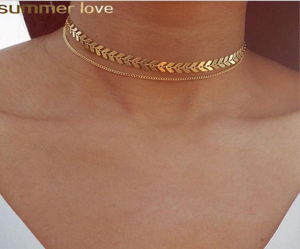 new chain choker two layers necklaces fishbone airplane shape gold color selling necklace flat chain jewelry4562034, Golden;silver
new chain choker two layers necklaces fishbone airplane shape gold color selling necklace flat chain jewelry4562034, Golden;silver