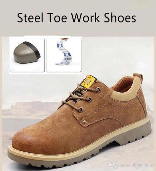the new safety shoes men work boots men shoes leather steel boots toe laces air mesh safety shoes cow leather breathable work4537327, Black;brown
the new safety shoes men work boots men shoes leather steel boots toe laces air mesh safety shoes cow leather breathable work4537327, Black;brown